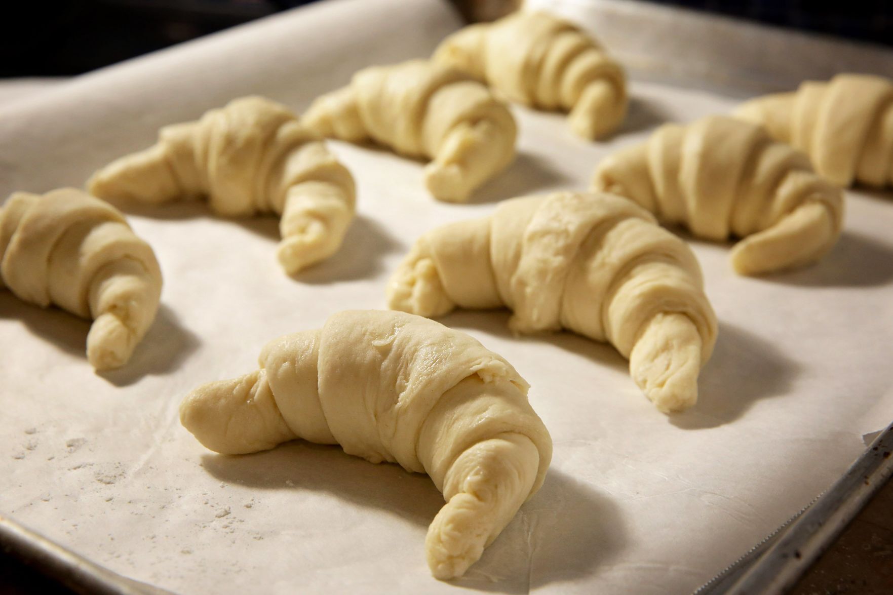 A quicker method to make croissants